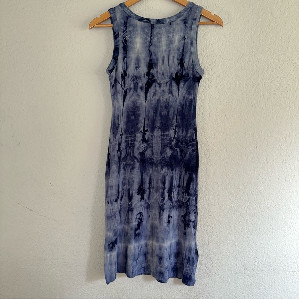 Superfoxx tie dye rubbed dress size XS in blue/white